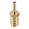 X AUTOHAUX 2 Pcs 16mm -6mm Straight Shaped Barb Brass