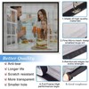Fly Screen Window for Windows 60 x 110 cm Black