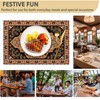Exotic Carpet Boho Placemats Set of 6,Table Mats Non-Slip Heat