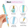 Drawdart 12 Pcs Smooth Writing Pens - 1.0mm Black Ink