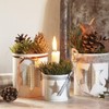 100PCS Christmas Pine Cones Natural Pine Cones 2-3cm Rustic Pine