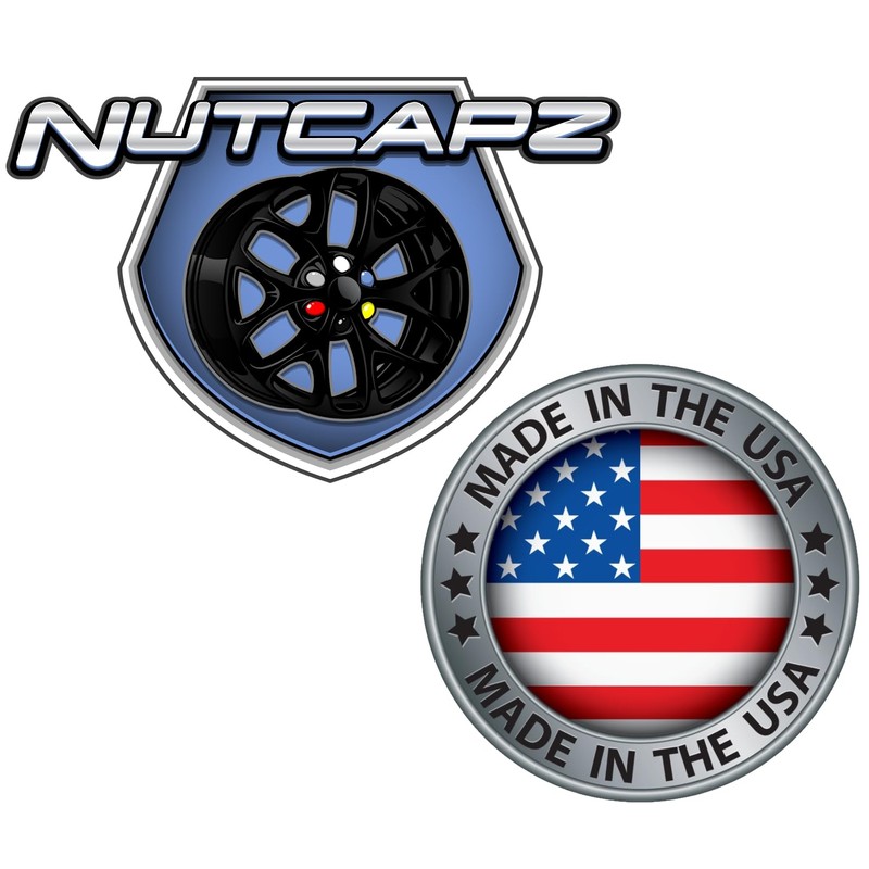 NutCapz…PVC Vinyl Color Lug Nut Covers…25 Pack (Black) U.V. Stable