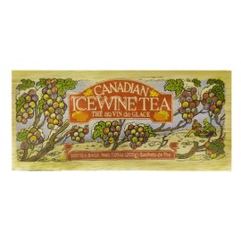 The Metropolitan Tea Company 62WD-100-026 Ice Wine Tea 100 Teabags in Wood Box