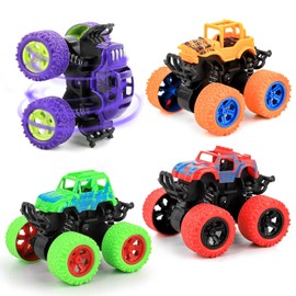 Juguetes Monster Truck,Doodle Buggy 4PCS Coches de Juguete,Juguetes Monster Truck Mountain Buggy Toys,Coche de Juguete，Adecuado para niños o niñas a Partir de 4 años.