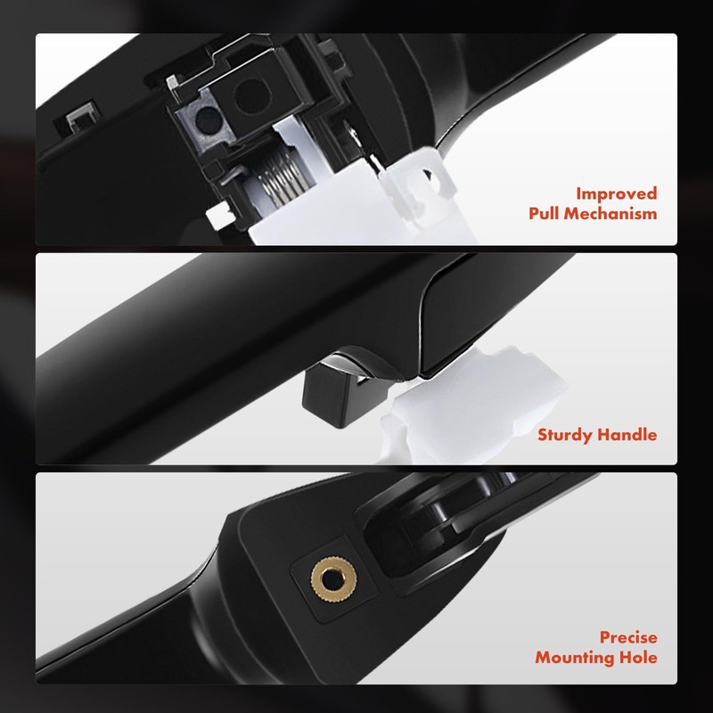 A-Premium Front Right Passenger Side Exterior Door Handle Compatible with