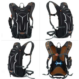 BWBIKE Bike Backpack Cycling Rucksack,18L Waterproof Bicycle Bike Backpack With Rain Cover,Sports Riding Backpack for for Hiking Running Cycling