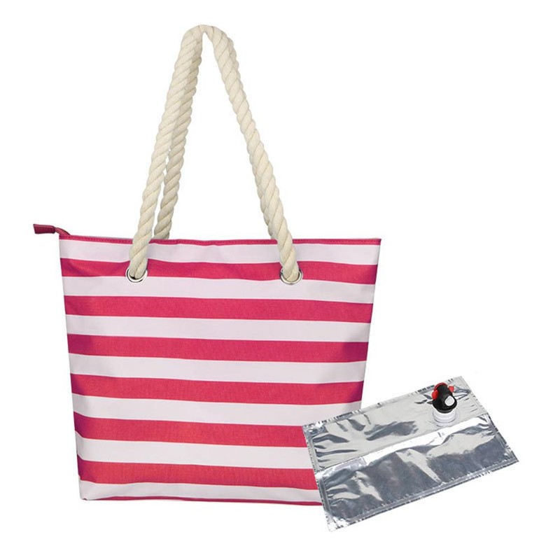 Beach Wine Purse Beach Tote Outdoor Portable Thermal Insulation Bag
