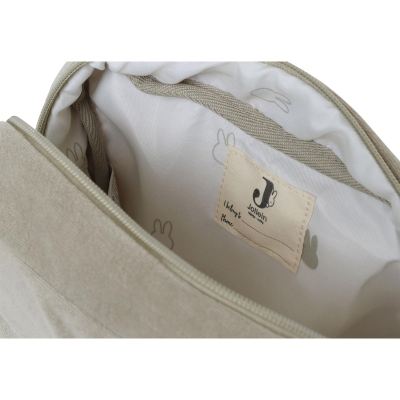 Jollein Frottee Windeltasche - Miffy, Olive Green - Windeletui -