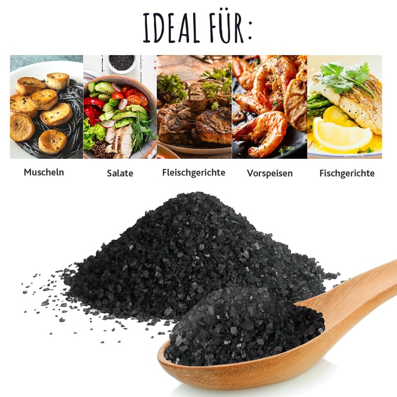 Hawaii Salt, Black, 150 g in Tin