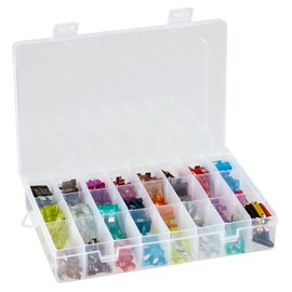 baytronic 255 Piece Car Fuse Assortment/Large Fuse Kit Including Box (Standard, Mini, Fuses)