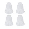 Aspen Creative 23105-4A Transitional Style Replacement Bell Shaped Alabaster Glass