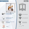 KingPavonini HDPS Corner Shower Stool for Inside Shower Waterproof, Anti-Fading