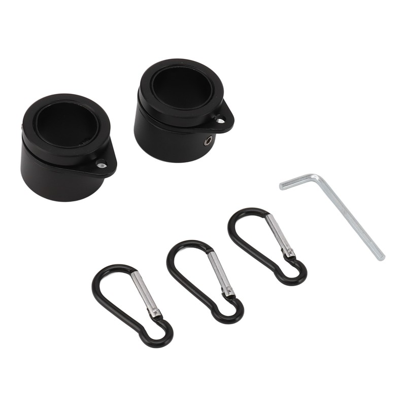 2 Pcs G3/4 Flag Pole Rings Aluminium Alloy 360° Rotating