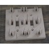 DUAL FRANKENSTEIN LIGHT SWITCH COVER PLATE FLIP HANDLE 3D PRINTED