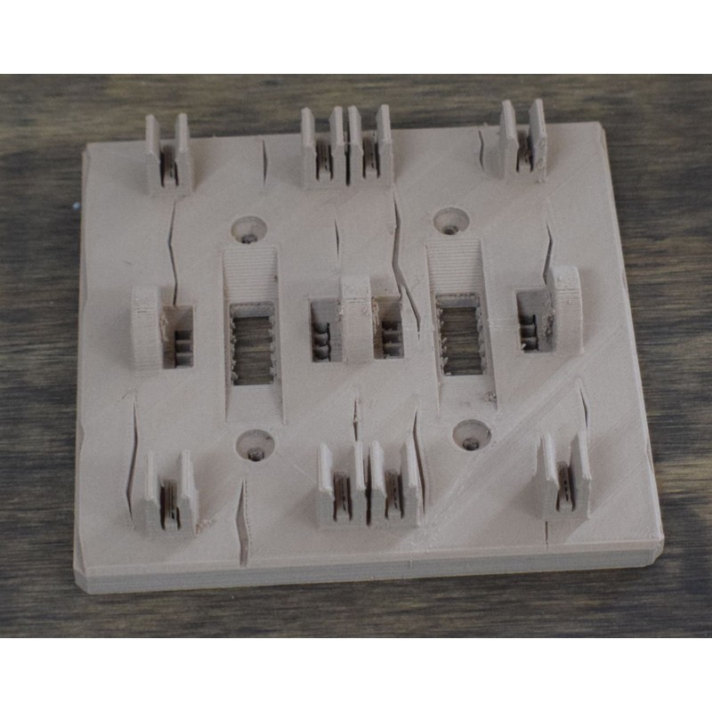 DUAL FRANKENSTEIN LIGHT SWITCH COVER PLATE FLIP HANDLE 3D PRINTED