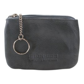 Brunhide Genuine 100% Soft Leather Coin Purse With Key Ring # 211-300 - Navy