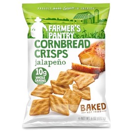 Cornbread Crisps, Jalapeno, 6 oz, 12 Count