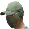Airsoft Mask, Airsoft Mesh Mask and Patch Baseball Cap Set,