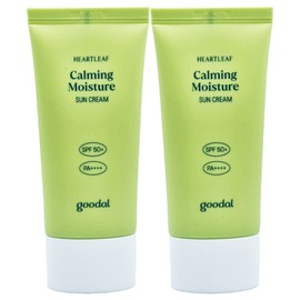 Goodal Clear Houttuynia Cordata Soothing Moisture Sun Cream 50ml x 2 SPF50+ / 구달 맑은 어성초 진정 수분 선크림50ml x2개 SPF50+