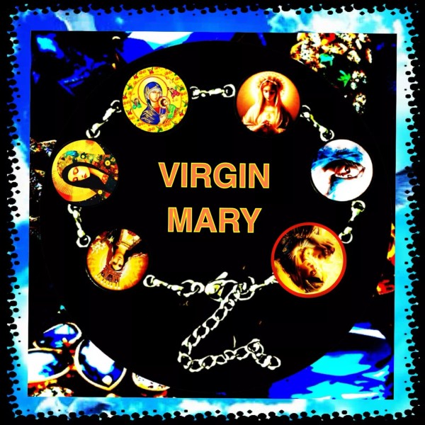 CATHOLIC BRACELET SIX VIRGIN MARY IMAGES BRACELET SPECIAL ITEM