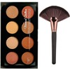 8 Colours Highlighter, Blusher, Bronzer, Bronzing Face Contour Palette +
