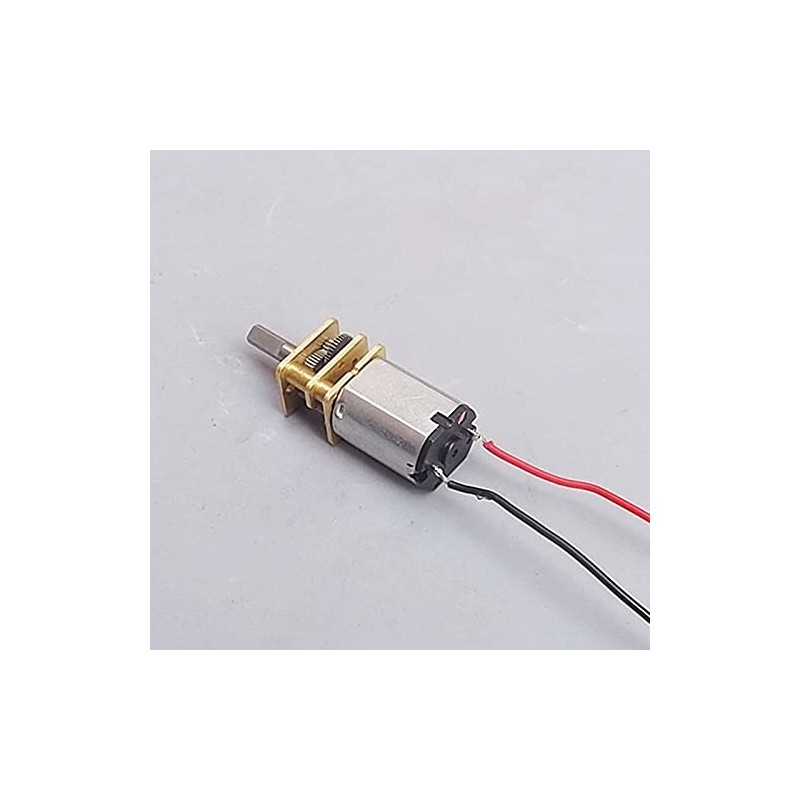 Acxico 3Pcs Mini Micro N20 Gear Motor DC 3V-6V Slow