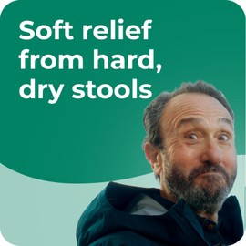 DulcoEase 100 mg Docusate Sodium Capsules - Softening Constipation Relief - Pack of 30 Soft Gel Capsules - Stool Softening Laxative