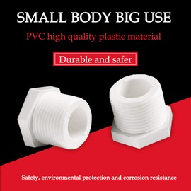 YOFASEN White Water Pipe Cap - PVC Pipe Fittings External End Cover, 20 mm, 2 Pieces (+ 1 Piece Tape)