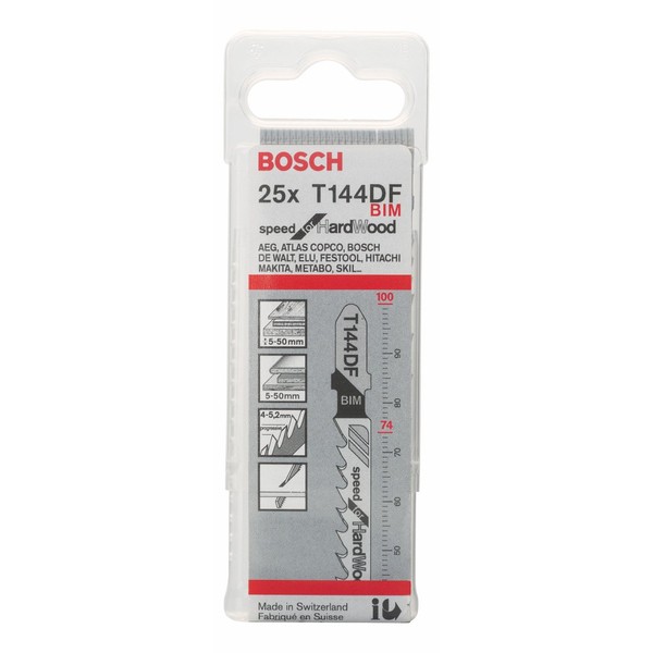 Bosch 2608634990 Jigsaw Blade T144 Df 25 Pcs