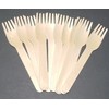 Leaf Dry 100 units Pack - ECO Disposable Wooden Forks