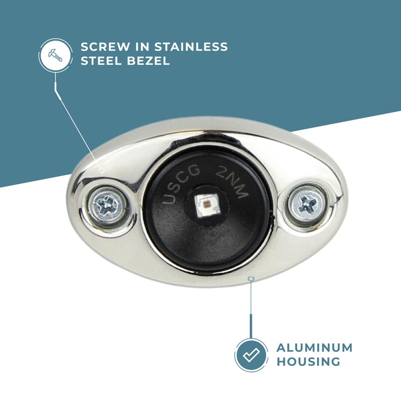 Manufacturers' Select ITC Modular Marine LED Boat Navigation Lights w/Stainless