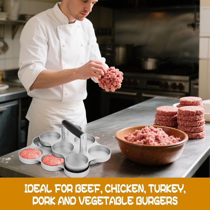 CODOHI Mini Burger Press Small Meat Patty Maker with 300