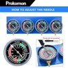 Prokomon Motorcycle Carburetor Synchronizer Tool; Carb Synchronizer Tool with 4