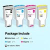 KSUMEI HP 728 Ink Cartridge Set 300ML 728 F9J68A F9K17A
