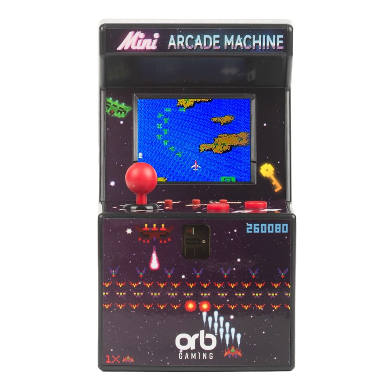 Mini Arcade Machine, 240 In-Built Games, 8-Bit Retro Arcade Games,