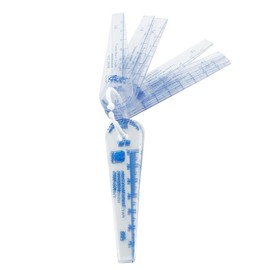 Nagoyuki 1 Pack Plastic Feeler Gauge 0.05-3mm Thickness Measuring Tools 25 in 1 Feeler Gauge for Measuring Gaps
