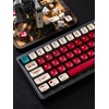 XDK Backlit Keycaps Red Shine Through PBT Keycaps, Pudding Keycaps