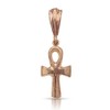Better Jewelry Real Pure Copper Smooth Ankh Pendant, for woman,