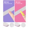 MORGLES Cuticle Remover kit, 100/180 Nail File and Nail Buffer