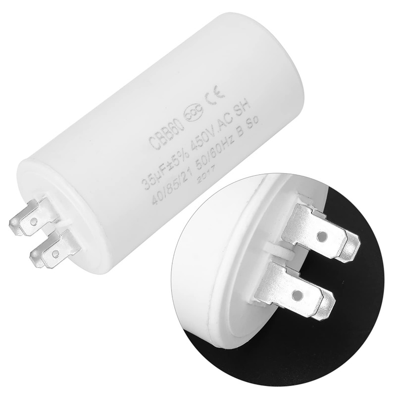 Capacitor CBB60 Environmentally Friendly 4-Pin Motor Operation Start Capacitor 450V