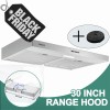 SNDOAS 30inch Under Cabinet Range Hood 230 CFM Stainless Steel