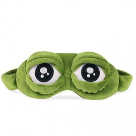 Character sad frog eye patch sleep blindfold eye mask frog eye patch 3ea