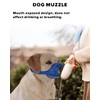 Dog Muzzle 2 Pack, Soft Mesh Breathable Muzzles for Small