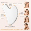 Herramienta de Gua Sha Facial de Acero Inoxidable, Herramienta Guasha