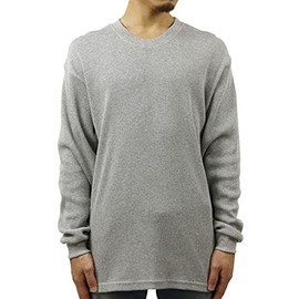 Pro Club Men's Heavyweight Cotton Long Sleeve Thermal Top, Medium, Heather Gray