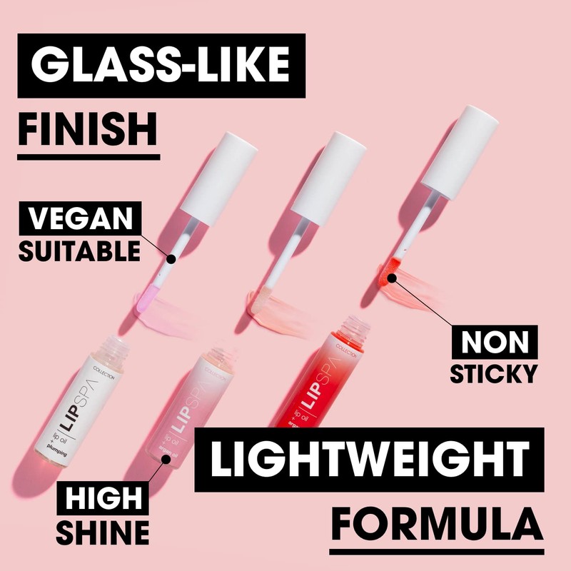 Collection Cosmetics Plumping Lip Spa Lip Oil, Moisturising Vitamin Packed
