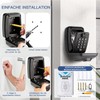 Tuocal Key Safe with Number Code, Wall Mounted Key Box