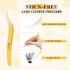 QUEWEL DIY Lash Extension Kit, 320Pcs 60D+80D Lash Clusters 12-18mm