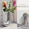 Handcrafted Disco Cowboy Boot Vase, Ceramic & Santiago Disco Ball