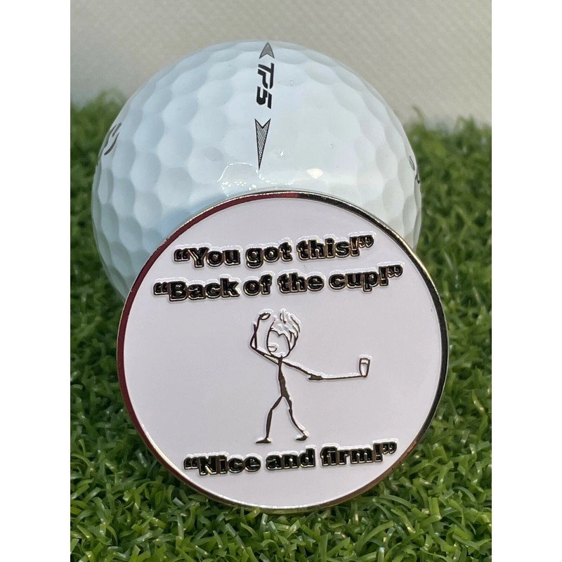 Golf Putting Aid - The Sure Path Ball-Marker (Alignment with